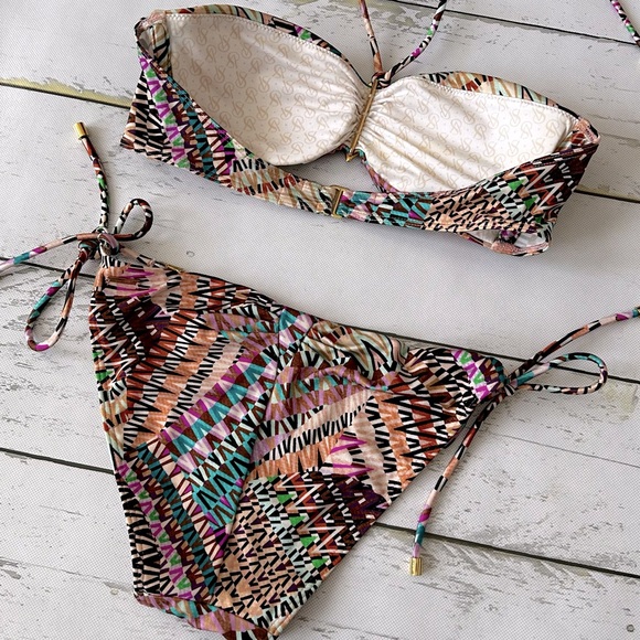 Victoria’s Secret Brooch Embellished Bandeau Bikini - Picture 3 of 15